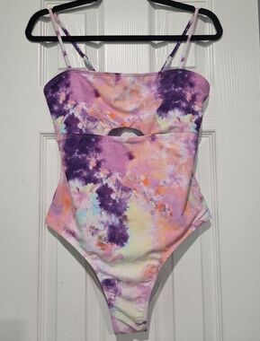 Tie-Dye One-Piece Swimsuit
